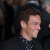 Tom Daley et son compagnon Dustin Lance Black - Avant-première du film "The Hunger Games - La Révolte : Part 2" à Londres. Le 5 novembre 2015