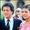 Philippe Junot et la princesse Caroline de Monaco le jour de leurs fiançailles en 1977.