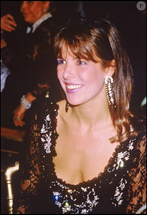 La princesse Caroline de Monaco au gala de l'ordre de Malte pour le Liban en 1985.