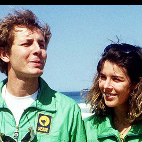 Stefano Casiraghi et la princesse Caroline de Monaco au Sénégal en 1985.