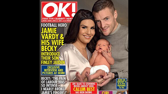 Jamie Vardy et sa femme Rebekah présentent leur bébé, après des moments durs