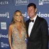 James Packer et Mariah Carey aux GLAAD Media Awards, le 14 mai 2016.