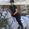 Iggy Azalea fait de l'équitation à Calabasas, le 5 octobre 2016