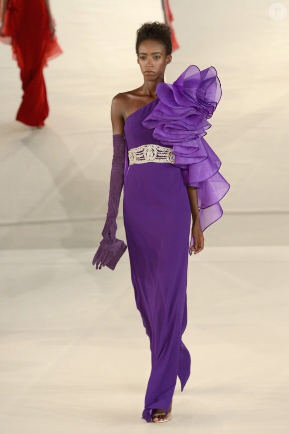 Défilé Alexis Mabille Haute Couture printemps-été 2017 à Place Vendôme. Le 24 janvier 2017.