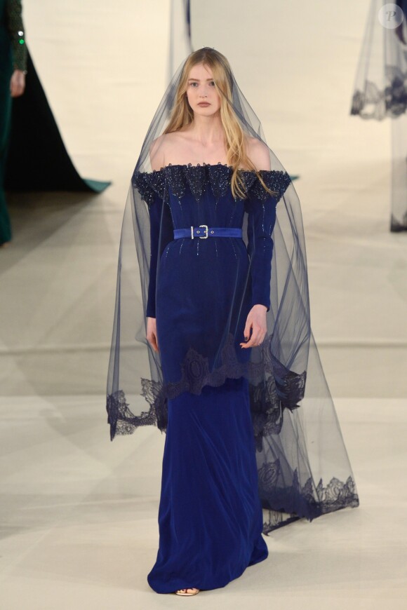 Défilé Alexis Mabille Haute Couture printemps-été 2017 à Place Vendôme. Le 24 janvier 2017.