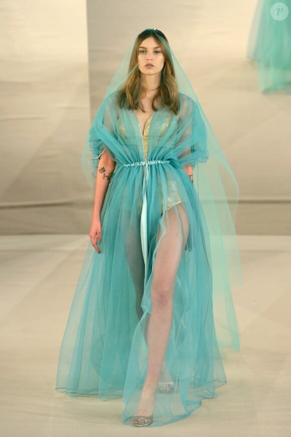 Défilé Alexis Mabille Haute Couture printemps-été 2017 à Place Vendôme. Le 24 janvier 2017.
