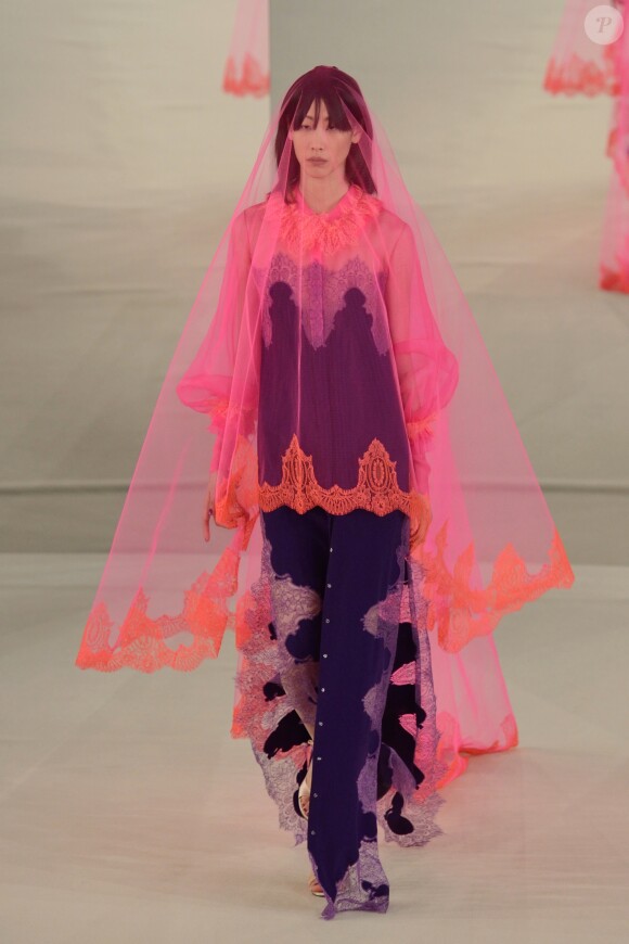 Défilé Alexis Mabille Haute Couture printemps-été 2017 à Place Vendôme. Le 24 janvier 2017.