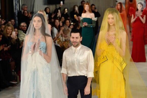 Défilé Alexis Mabille Haute Couture printemps-été 2017 à Place Vendôme. Le 24 janvier 2017.