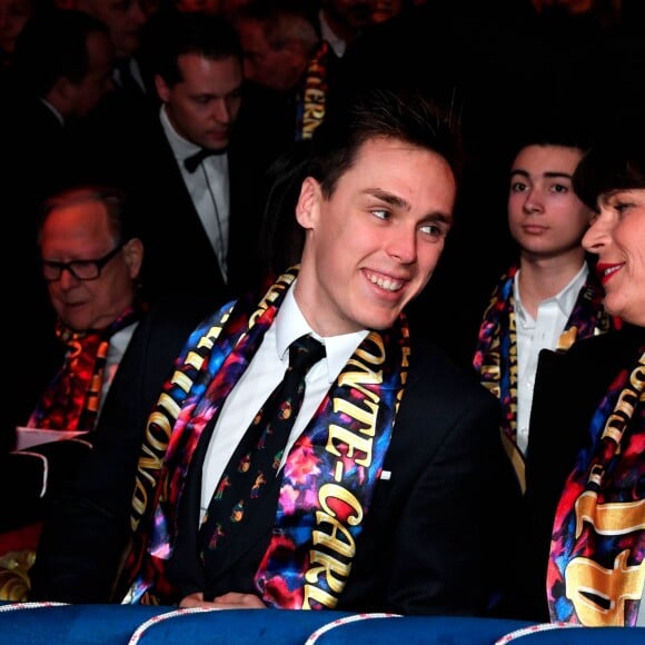 Louis Ducruet et sa mère la princesse Stéphanie de Monaco - Soirée de gala du 41ème festival du cirque de Monte-Carlo à Monaco, le 24 Janvier 2017. © Manuel Vitali/Centre de Presse Monaco/Bestimage