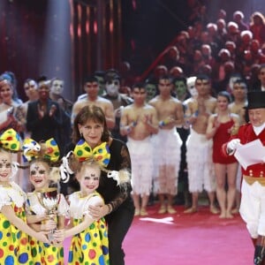 La princesse Stéphanie de Monaco et le Trio Izhevsk - Soirée de gala du 41ème festival du cirque de Monte-Carlo à Monaco, le 24 Janvier 2017. © Claudia Albuquerque/Bestimage