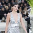 Kendall Jenner au 2ème défilé de mode Haute-Couture printemps-été 2017 "Chanel" au Grand Palais à Paris le 24 janvier 2017. © Olivier Borde / Bestimage