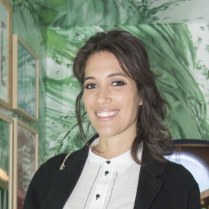 Laurie Cholewa - La marque Hollywood Chewing Gum "Fraicheur de vivre" présente ses nouveaux produits dans une laverie revisité en Bar à Gum éphémère à Paris , France, le 27 janvier 2017. © Pierre Perusseau/bestimage