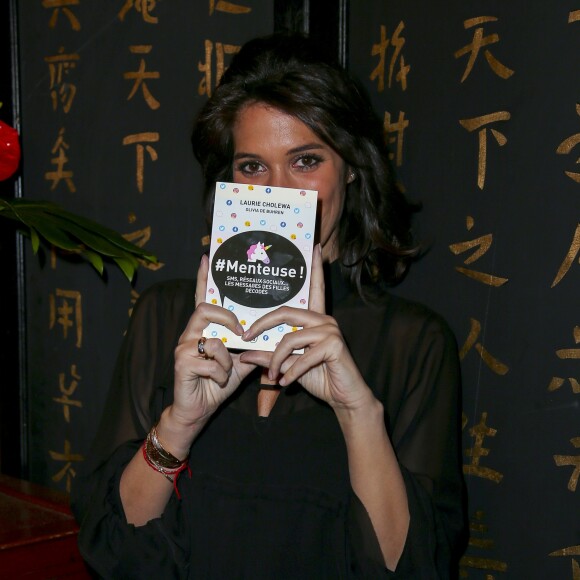 Laurie Cholewa lors de la soirée de lancement du livre "Menteuse" de Laurie Cholewa au restaurant Buddha-Bar à Paris, France, le 25 janvier 2017. © Marc Ausset-Lacroix/Bestimage