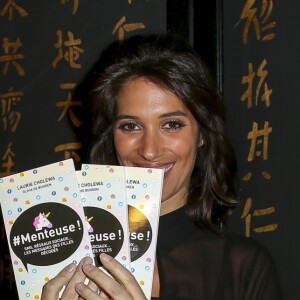 Laurie Cholewa lors de la soirée de lancement du livre "Menteuse" de Laurie Cholewa au restaurant Buddha-Bar à Paris, France, le 25 janvier 2017. © Marc Ausset-Lacroix/Bestimage
