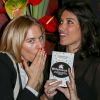 Olivia de Buhren, Laurie Cholewa lors de la soirée de lancement du livre "Menteuse" de Laurie Cholewa au restaurant Buddha-Bar à Paris, France, le 25 janvier 2017. © Marc Ausset-Lacroix/Bestimage