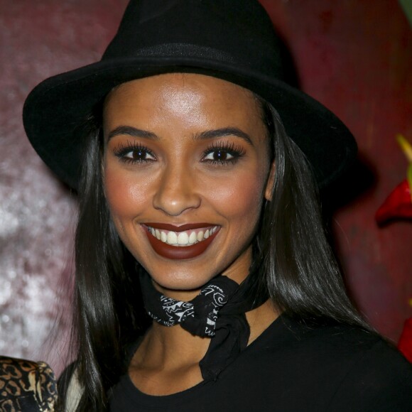 Flora Coquerel (Miss France 2014) lors de la soirée de lancement du livre "Menteuse" de Laurie Cholewa au restaurant Buddha-Bar à Paris, France, le 25 janvier 2017. © Marc Ausset-Lacroix/Bestimage