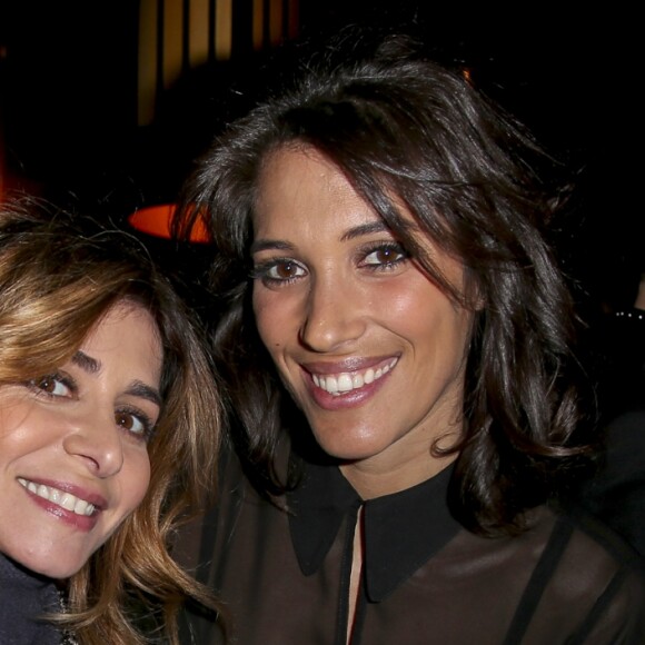Julie Zenatti et Laurie Cholewa lors de la soirée de lancement du livre "Menteuse" de Laurie Cholewa au restaurant Buddha-Bar à Paris, France, le 25 janvier 2017. © Marc Ausset-Lacroix/Bestimage