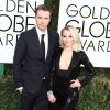 Dax Shepard et sa femme Kristen Bell à la 74ème cérémonie annuelle des Golden Globe Awards à Beverly Hills. Le 8 janvier 2017