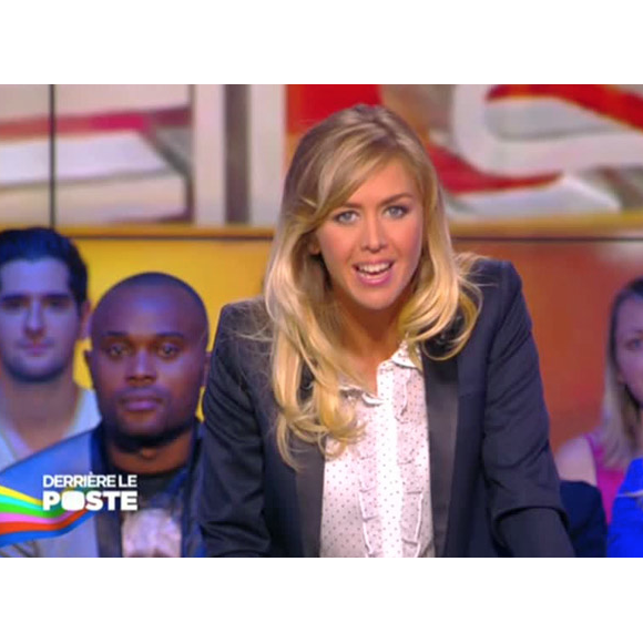 Enora Malagré dans "Derrière le poste" sur C8.