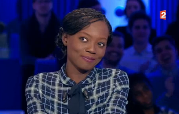 Rama Yade dans "On n'est pas couché" le 28 janvier 2017.