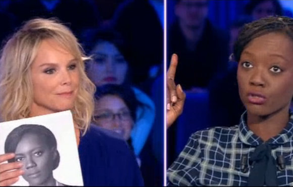 Echange tendu entre Vanessa Burggraf et Rama Yade dans "On n'est pas couché" le 28 janvier 2017.