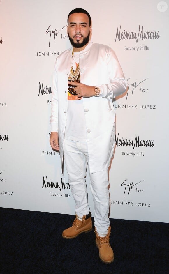 French Montana assiste à la soirée de lancement de la collection de chaussures GiuseppexJennifer à Beverly Hills, le 26 janvier 2017.