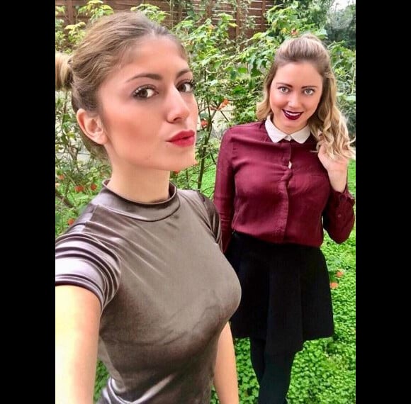 Leslie et sa soeur Elsa, des "Princes de l'amour 3", sur Instagram, 2016