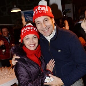 Exclusif - Saïda Jawad et Zinedine Soualem lors de l'évènement "Les Starski" pour les 50 ans du Téléphérique du Plomb du Cantal, la station du Lioran et la Fondation Claude Pompidou se sont associées pour cet anniversaire. Le 21 janvier 2017. © Rachid Bellak / LMS / Bestimage