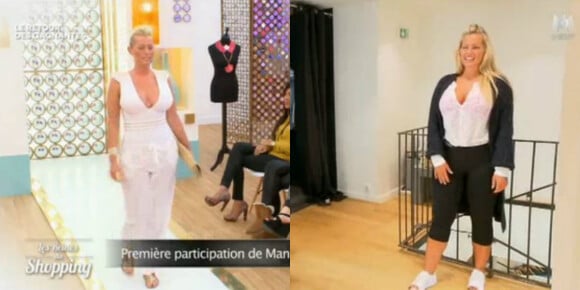 Manon des "Reines du shopping' avant/après, M6, 31 janvier 2017