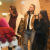 Kim Kardashian et ses amis Jonathan Cheban, Simon Huck et Stephanie Sheppard au magasin Sweet William. New York, le 1er février 2017.