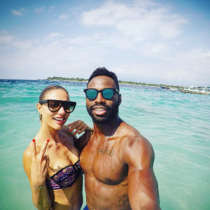 Ariane Brodier en couple avec le rugbyman Fulgence Ouedraogo