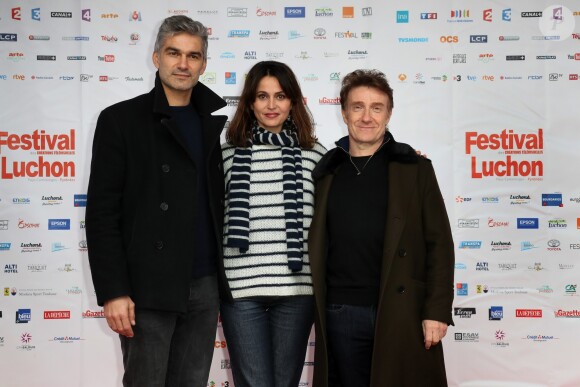 L'actrice Anne Charrier et les acteurs François Vincentelli et Thierry Frémont pour le film "Marjorie" - 19ème Festival des créations télévisuelles de Luchon, France, le 1er février 2017. © Patrick Bernard/Bestimage