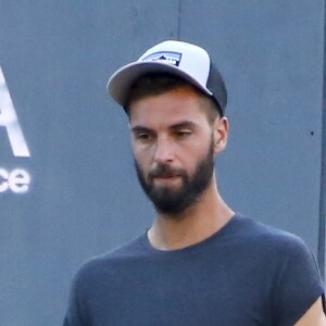 Semi-Exclusif - Benoît Paire et sa compagne Shy'm se promènent dans les rues de Brooklyn à New York le 23 août 2016