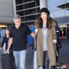 George Clooney et Amal Clooney arrivent à l'aéroport de Los Angeles le 27 janvier 2017