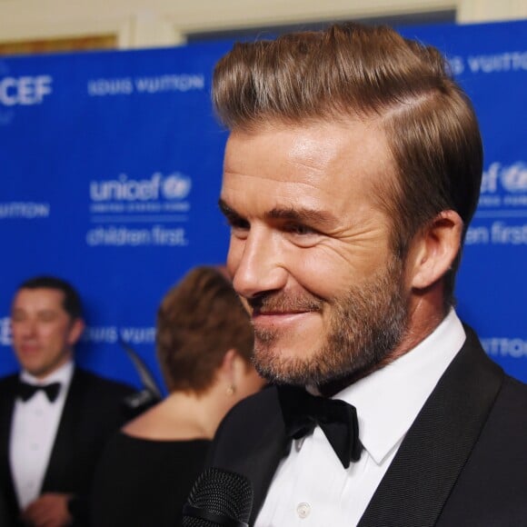 David Beckham - 6ème soirée de gala biannuel UNICEF Ball 2016, en partenariat avec Louis Vuitton, à l'hôtel Beverly Wilshire Four Seasons à Beverly Hills, le 12 janvier 2016.