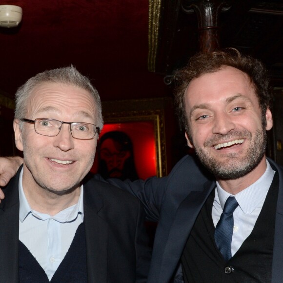 Semi-Exclusif - Laurent Ruquier et Augustin Trapenard - After-party du film "Mr & Mme Adelman" au Raspoutine à Paris, le 19 décembre 2016. © Rachid Bellak/Bestimage