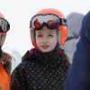 L'infante Sofia d'Espagne et la princesse Leonor des Asturies en week-end au ski avec leurs parents dans la station d'Astun, Huesca, le 5 février 2017.
