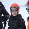 La princesse Leonor des Asturies au ski dans la station d'Astun, Huesca, le 5 février 2017.