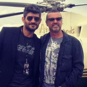 Fadi Fawaz et George Michael (photo publiée en 2013 sur Instagram).