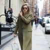 Gigi Hadid dans la rue à New York le 27 janvier 2017.