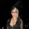 Pamela Anderson est allée au club privé Annabel dans le quartier de Mayfair à Londres, le 7 février 2017