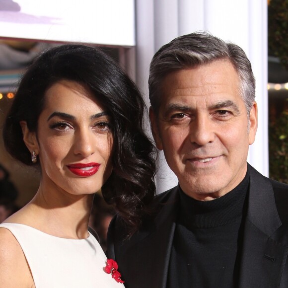 George Clooney et sa femme Amal Alamuddin Clooney - Première du film "Hail, Caesar!" à Westwood le 1er février 2016.