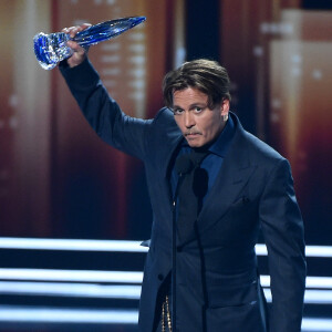 Johnny Depp aux People's Choice Awards 2017 à Los Angeles. Le 18 janvier 2017.