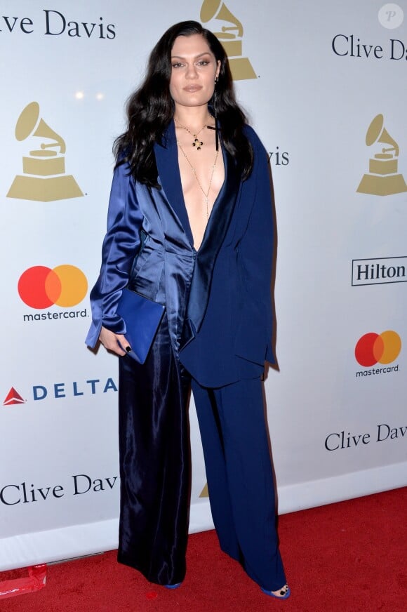 Jessie J - Soirée pré-Grammy Awards de la fondation Clive Davis (à l'honneur de Debra Lee, président du conseil et PDG de BET) au Beverly Hilton. Beverly Hills, Los Angeles, le 11 février 2017.