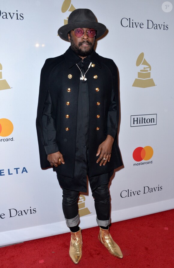 will.i.am - Soirée pré-Grammy Awards de la fondation Clive Davis (à l'honneur de Debra Lee, président du conseil et PDG de BET) au Beverly Hilton. Beverly Hills, Los Angeles, le 11 février 2017.