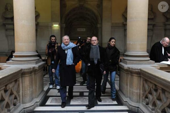 Paul Lederman arrive au tribunal de Paris en 2010.