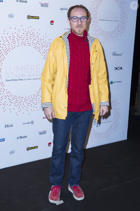 Marius Colucci - Inauguration de l'exposition "Lumière! Le cinéma inventé!" au Grand Palais à Paris, le 26 mars 2015.