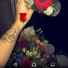 Emilie Fiorelli reçoit une rose pour la Saint-Valentin - Snapchat, 14 février 2017