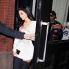 Kylie Jenner et son compagnon Tyga dans les rues de New York. Kylie est en pleine promotion de sa nouvelle collection de maquillage pour la Saint-Valentin. Le 13 février 2017