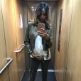 Nehuda fière de son baby bump sur Instagram, janvier 2017